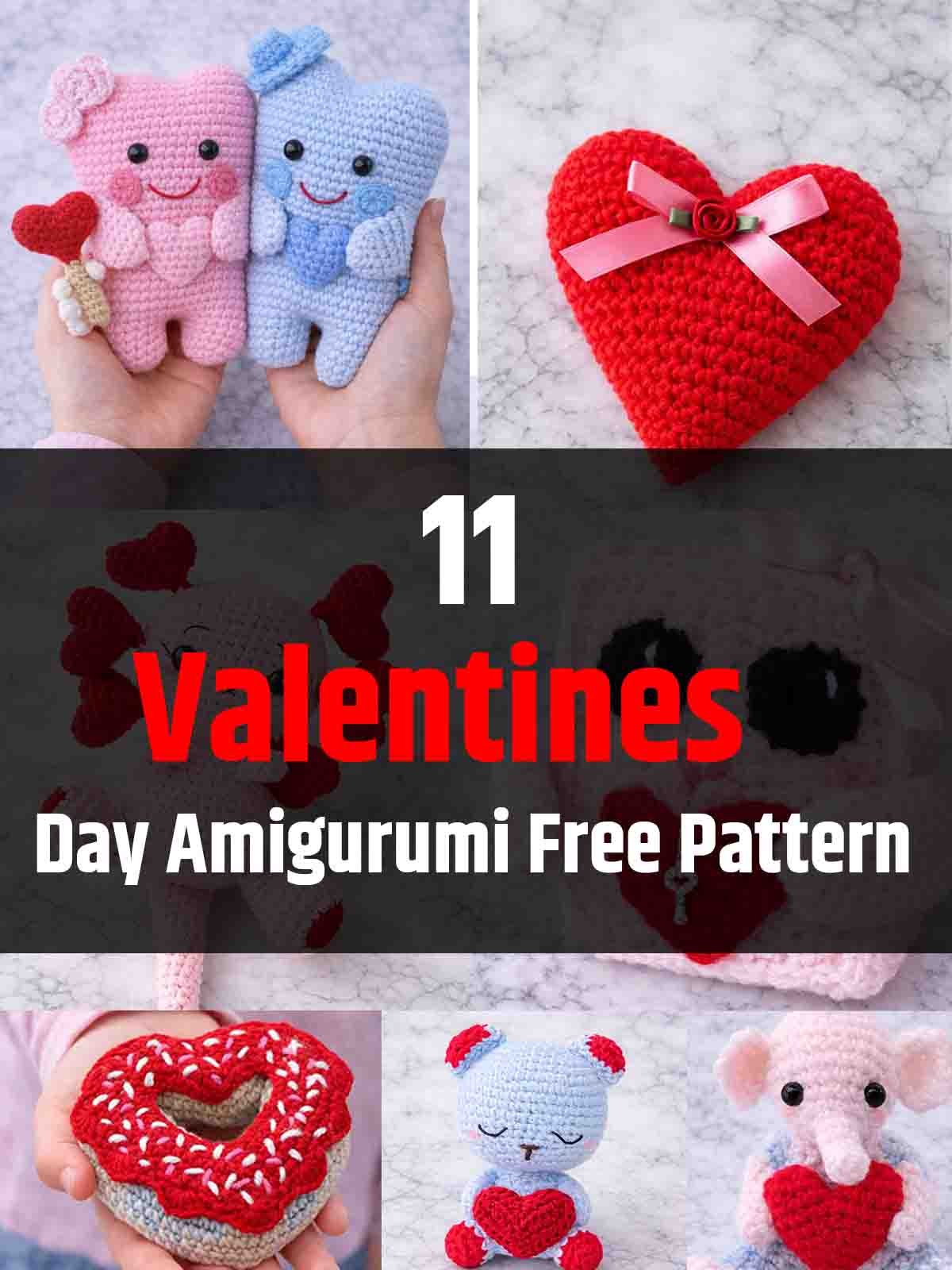 Valentines Day Amigurumi Free Pattern