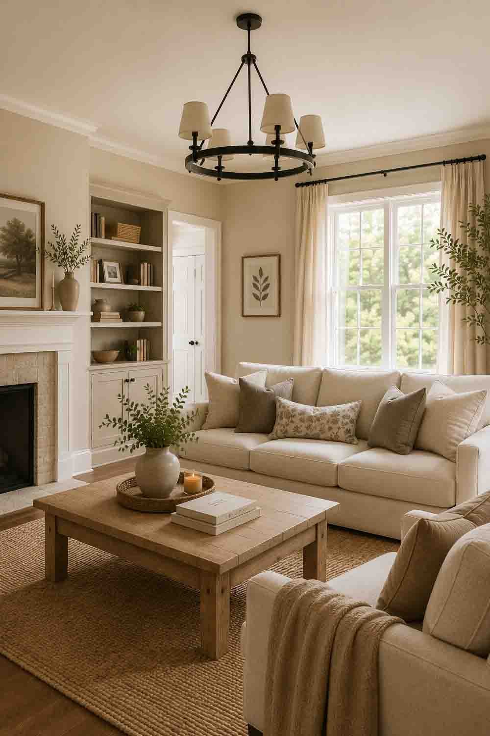 Sherwin Williams Neutral Ground SW 7568 soft oatmeal neutral room
